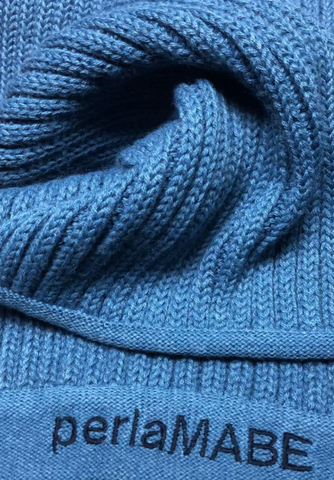 Bufanda en color azul