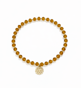 26PV06 Pulsera flor tierra del desierto