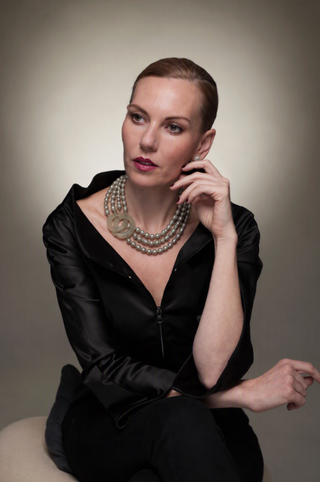 CO00192 Collar perlas naturales barrocas color gris
