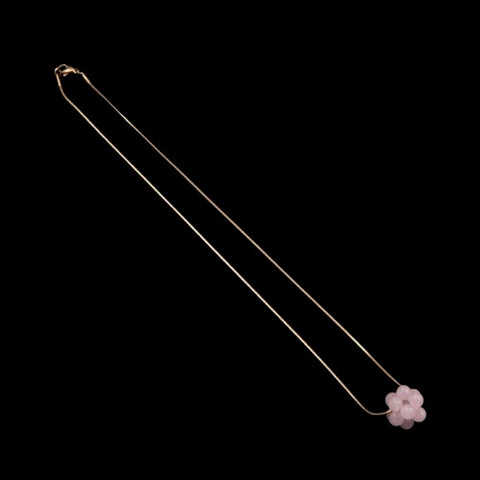 Colgante de cuarzo en rosa