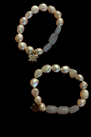 Pulsera Cielo y Perla