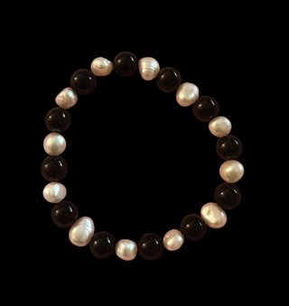 C0030 Pulsera Noir Perla - Perla MABE